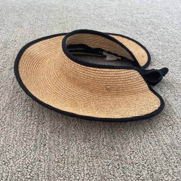 Helen Kaminski Women’s Straw Hat Luxury Fall Minimalist Lightweight Casual - Picture 6 of 7